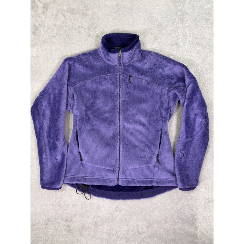 Vintage Patagonia Jacket Womens Large Purple R4 Regulator Fleece Polartec USA